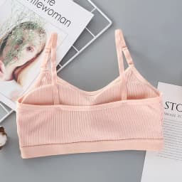 Women Padded Bras Tube Top Non-wire Underwear Solid Color Female Sexy Lingerie Comfort Bandeau Crop Top Adjust Straps Intimates