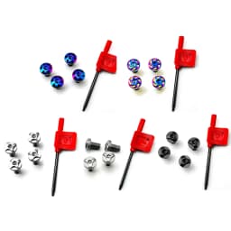 1911 Grips Screws Stainless Steel CNC T8 Plum Screw 1911 Roasting Blue Grip Nail