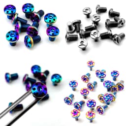 1911 Grips Screws Stainless Steel CNC T8 Plum Screw 1911 Roasting Blue Grip Nail