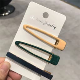 New 3pcs Set Fashion Acrylic Hair Clip For Women Korean Trendy Geometric Hair Berrettes Girl Hair Accessories Hairgrip Wholeslae