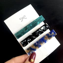 New 3pcs Set Fashion Acrylic Hair Clip For Women Korean Trendy Geometric Hair Berrettes Girl Hair Accessories Hairgrip Wholeslae