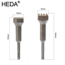 12/16Teeth SDS PLUS Shank Electric Hammer Carbide Chisel Drill Bit For Gouging The Surface Of Concrete Cement Wall Slab Viaduct