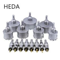 1Pc TCT Hole Saw Carbide Tipped Hole Cutter With Steel-Plated Pilot Drill Bit For Metal Stainless Steel Iron And Wood Hole Saw