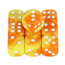 Mix Color Effect 12mm D6 Double Cube Playing for Gambling Board Game,Tabletop Game,games Poker Dice,
