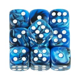 Mix Color Effect 12mm D6 Double Cube Playing for Gambling Board Game,Tabletop Game,games Poker Dice,
