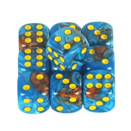 Mix Color Effect 12mm D6 Double Cube Playing for Gambling Board Game,Tabletop Game,games Poker Dice,