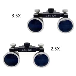 3.5X Loupe Magnifier Binoculars Professional Magnifying Glasses Lupa Third Hand Increa++se Lens for Repairing