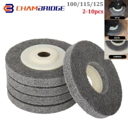 4"-5" Nylon Fiber Polishing Wheel Non woven Abrasive Wheel Nylon Fiber Polishing Wheel Abrasive Disc For Metal Stainless Steel