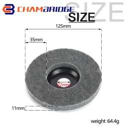 4"-5" Nylon Fiber Polishing Wheel Non woven Abrasive Wheel Nylon Fiber Polishing Wheel Abrasive Disc For Metal Stainless Steel