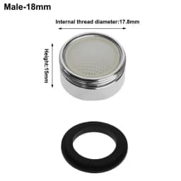 20/22/24/28mm Faucet Nozzle Filter Water Saving Tap Aerator Faucet Male Female Nozzle Spout End Diffuser Filter