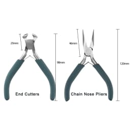12 Styles High Quality Chrome Vanadium Stainless Steel End Cutting Wire Pliers Hand Tools DIY Jewelry Findings Making Pliers Set
