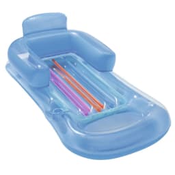 PVC Inflatable Mattress Swiming Pool Air Bed Floating Row Float Sofa Backrest Beach Summer Water Buoyancy Toy Relaxing Chair Mat