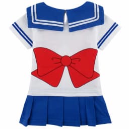 Baby Girls Sailor Moon Cosplay Costume Anime Short Sleeve Dress Infant Halloween Costumes Newborn Tsukino Usagi Cos Clothes