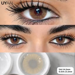 2pcs Yearly Contact Lenses Colored Contacts Beautiful Pupil Natural Contact Lenses for Eyes Color Yearly Cosmetic Contact Lens