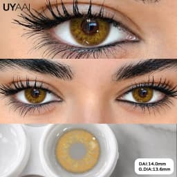 2pcs Yearly Contact Lenses Colored Contacts Beautiful Pupil Natural Contact Lenses for Eyes Color Yearly Cosmetic Contact Lens