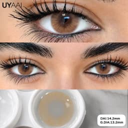 2pcs Yearly Contact Lenses Colored Contacts Beautiful Pupil Natural Contact Lenses for Eyes Color Yearly Cosmetic Contact Lens