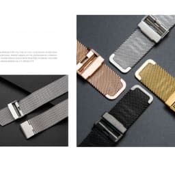 Milan Stainless Steel Mesh Watch Band , 8/10/12/13/14/15/16/17/18/19/20/21/22/24mm, Quick Release Watch Straps for Mens Women