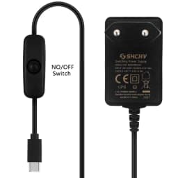 Raspberry Pi 4 Power Adapter 5V 3A with ON/OFF Switch CE Certified Power Supply Type C EU US Charger for Raspberry Pi 4 Model B