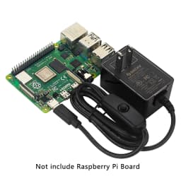 Raspberry Pi 4 Power Adapter 5V 3A with ON/OFF Switch CE Certified Power Supply Type C EU US Charger for Raspberry Pi 4 Model B