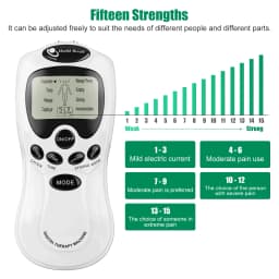 8 Modes EMS Tens Unit Muscle Electrostimulator Microcurrents Low Frequency Body Massager Electronic Acupuncture Pain Relief Tool