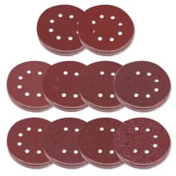 10pcs 5Inch 125mm Round Sandpaper Eight Hole Disk Sand Sheets Grit 40-2000 Hook and Loop Sanding Disc Polish
