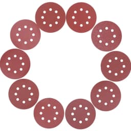 10pcs 5Inch 125mm Round Sandpaper Eight Hole Disk Sand Sheets Grit 40-2000 Hook and Loop Sanding Disc Polish
