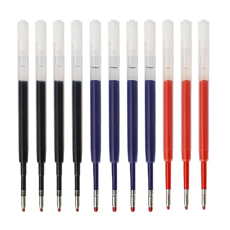 10Pcs 9.8cm Replaceable 424 Pen Refills 0.5mm Special Office Business G2 Ballpoint Pen Refill Rods for Writing Office Stationery