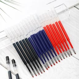 10Pcs 9.8cm Replaceable 424 Pen Refills 0.5mm Special Office Business G2 Ballpoint Pen Refill Rods for Writing Office Stationery