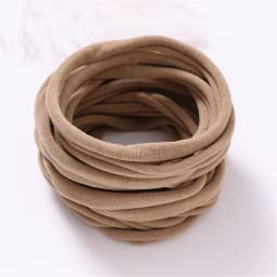 100Pcs/Lot Baby Girl DIY Stretchy Skinny Nylon Girl Elastic Supper Soft Headband Baby Accessories Infant Headwear Baby Items