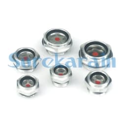 M10 M12 M14 M16 M18 M20 M22 M24 M26 M27 Metric Male Thread Aluminum Oil Gauge Sight Glass Window Hexagon Head For Air Compressor