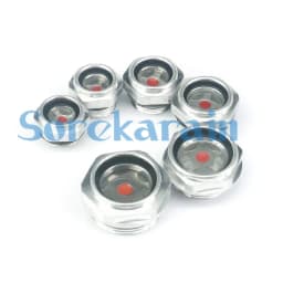 M10 M12 M14 M16 M18 M20 M22 M24 M26 M27 Metric Male Thread Aluminum Oil Gauge Sight Glass Window Hexagon Head For Air Compressor
