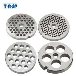 TASP 62mm Meat Grinder Disc Mincer Plate Parts for Bosch MFW66020 MFW3X10W Zelmer 586.8 886.8 986.8 987.8 Kenwood MG450 MG510