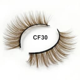 OKAYLASH 3D Dramatic Cruelty Free Faux Mink Colored Eyelashes Natural Long Colorful Blue Eye Lashes for Cosplay Party Make Up