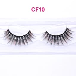 OKAYLASH 3D Dramatic Cruelty Free Faux Mink Colored Eyelashes Natural Long Colorful Blue Eye Lashes for Cosplay Party Make Up