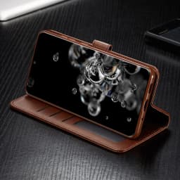 Leather Case for Samsung Galaxy S26 S20 FE S21 Ultra A71 A51 Note 20 10 Plus A70 A50 A20 A52s S9 S8 Plus Wallet Flip Cover