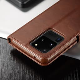 Leather Case for Samsung Galaxy S26 S20 FE S21 Ultra A71 A51 Note 20 10 Plus A70 A50 A20 A52s S9 S8 Plus Wallet Flip Cover