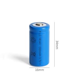 16340 1300mAh 3.7V Li-ion Rechargeable Batteries CR123A Battery For LED Flashlight Travel Wall Charger For 16340 CR123A Battery