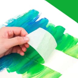 Watercolor Masking Tape Art Painting Adhesive Textured Tape Paper Writable Anti-dirty Cover Glue Leave White Tool Art Supplies