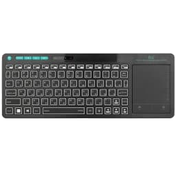 Rii K18S Wireless Backlit Russian Mini Bluetooth Keyboard with Multi-Touch For Smart TV Android TV Box,IPTV HTPC,PC