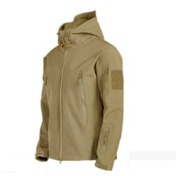 Winter Autumn Tactical Jackets Elastic Men Fleece Waterproof Suits Fishing Warm Hiking Camping Tracksuits Set Hood Coat S-5XL