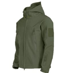 Winter Autumn Tactical Jackets Elastic Men Fleece Waterproof Suits Fishing Warm Hiking Camping Tracksuits Set Hood Coat S-5XL