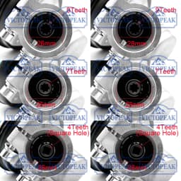 Garden Tools Accessories Parts Brush Cutter Gearbox 26mm 28mm 9 Teeth 7 Teeth Square Tooth Is Available