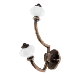 1Pc Antique Bronze Door Hanger Hooks Bathroom Wall Hanger Hats Bag Keychain Alloy Hook Coat Wall Hooks with Screws 125*95mm