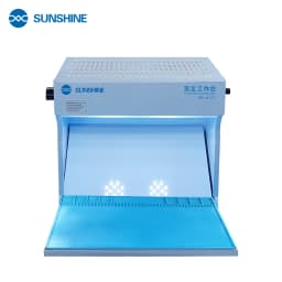 Sunshine S-917C Dust Free Working Room Anti Dust Bench Adjustable Wind Cleaning Room for Phone iPad Refurbish Repair for SS-890