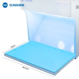 Sunshine S-917C Dust Free Working Room Anti Dust Bench Adjustable Wind Cleaning Room for Phone iPad Refurbish Repair for SS-890