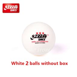 DHS 3-Star D40+ Table Tennis Balls 3 Star new material 3-Star seamed ABS balls plastic poly Ping Pong Balls