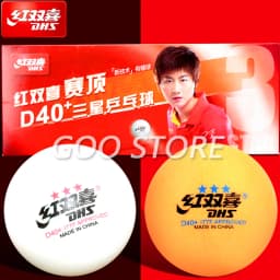 DHS 3-Star D40+ Table Tennis Balls 3 Star new material 3-Star seamed ABS balls plastic poly Ping Pong Balls