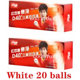 DHS 3-Star D40+ Table Tennis Balls 3 Star new material 3-Star seamed ABS balls plastic poly Ping Pong Balls