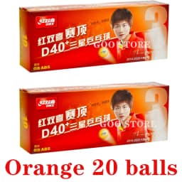 DHS 3-Star D40+ Table Tennis Balls 3 Star new material 3-Star seamed ABS balls plastic poly Ping Pong Balls