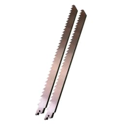 2Pcs 300mm Meat Bone Ice Cutting Reciprocating Saw Blade Stainless Steel Meat Saws Cutter For Cutting Meat Ice Wood Metal